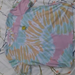 Tie-dye short sleeve tee